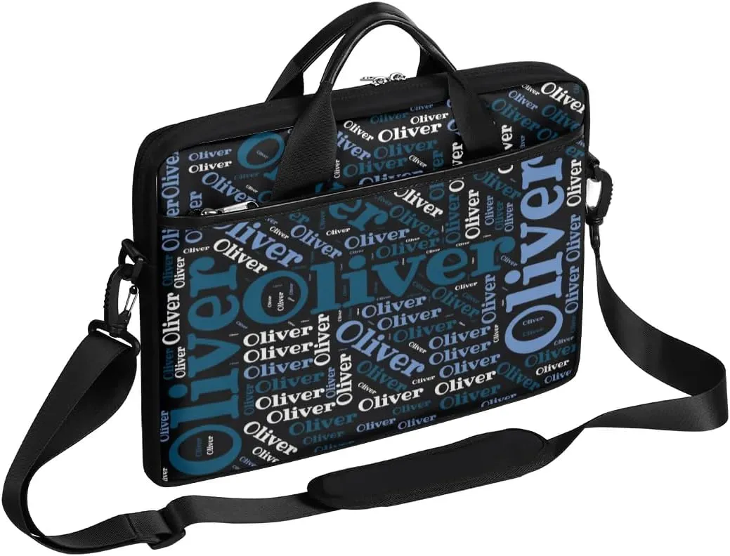 Personalized Laptop Bag Case Briefcases for Men Women, Computer Cases for Laptops, Tablet Shoulder Bag Carrying Case