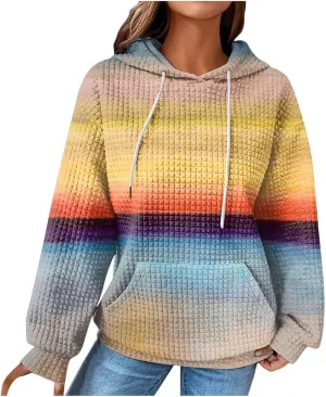 Plus Size Hoodies for Women 2024 Trendy Drawstring Pullover Sweatshirts Y2k Oversized Hoodies with Pockets