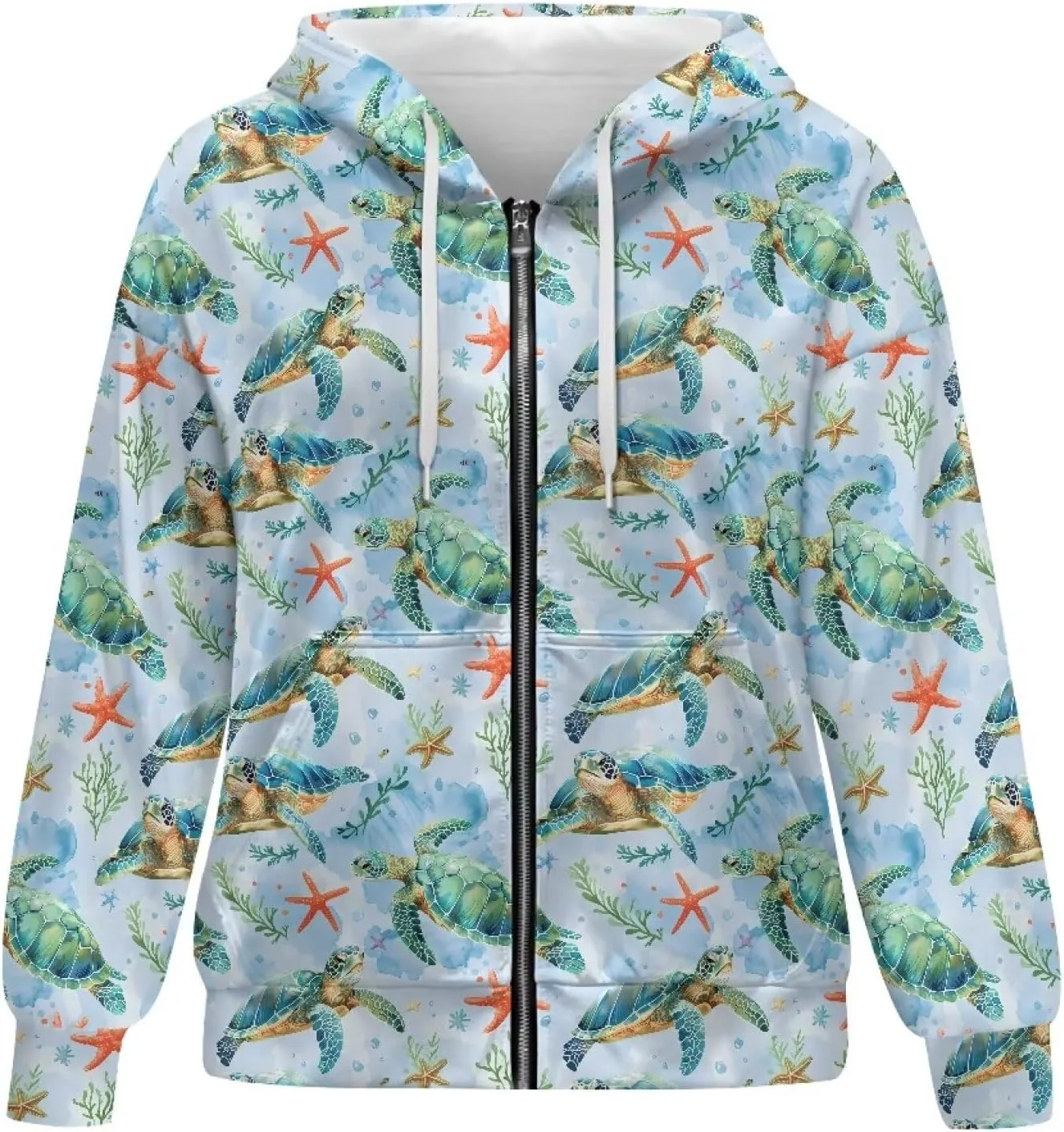 Poceacles Womens Oversized Hoodies Zip Up Fleece Jacket Coat Dropped Shoulder Long Sleeve Cardigan Outwear Y2K Hoodie XS-4XL