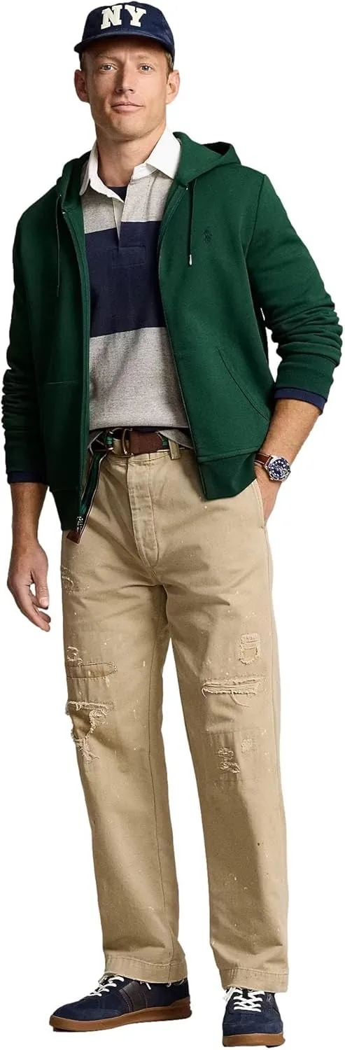 POLO RALPH LAUREN Men's Double-Knit Full-Zip Hoodie