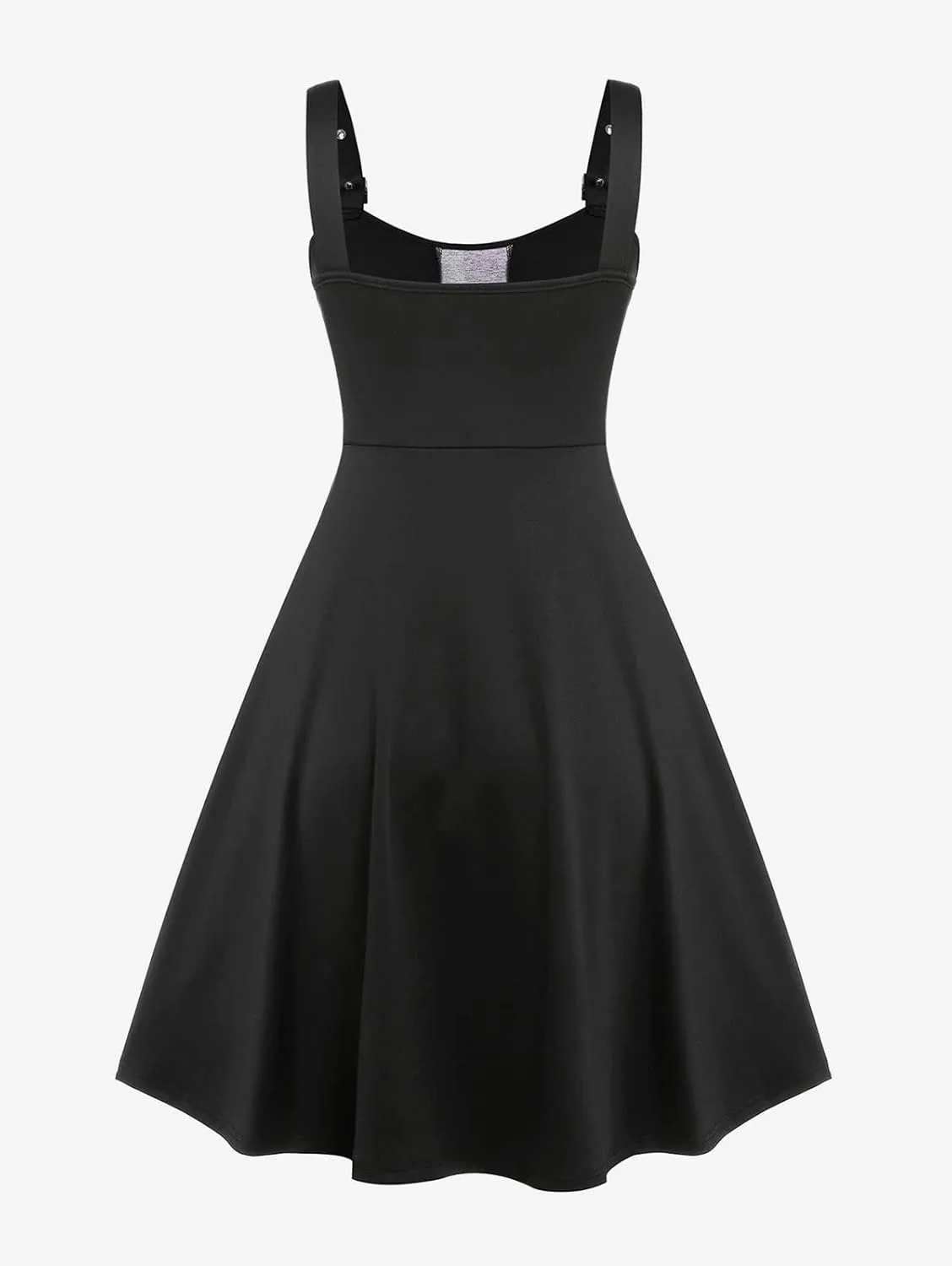 ROSE GAL Womens Plus Size Dresses Sleeveless Wrap V-Neck Gothic Vintage 50S Spaghtti Strap Dress
