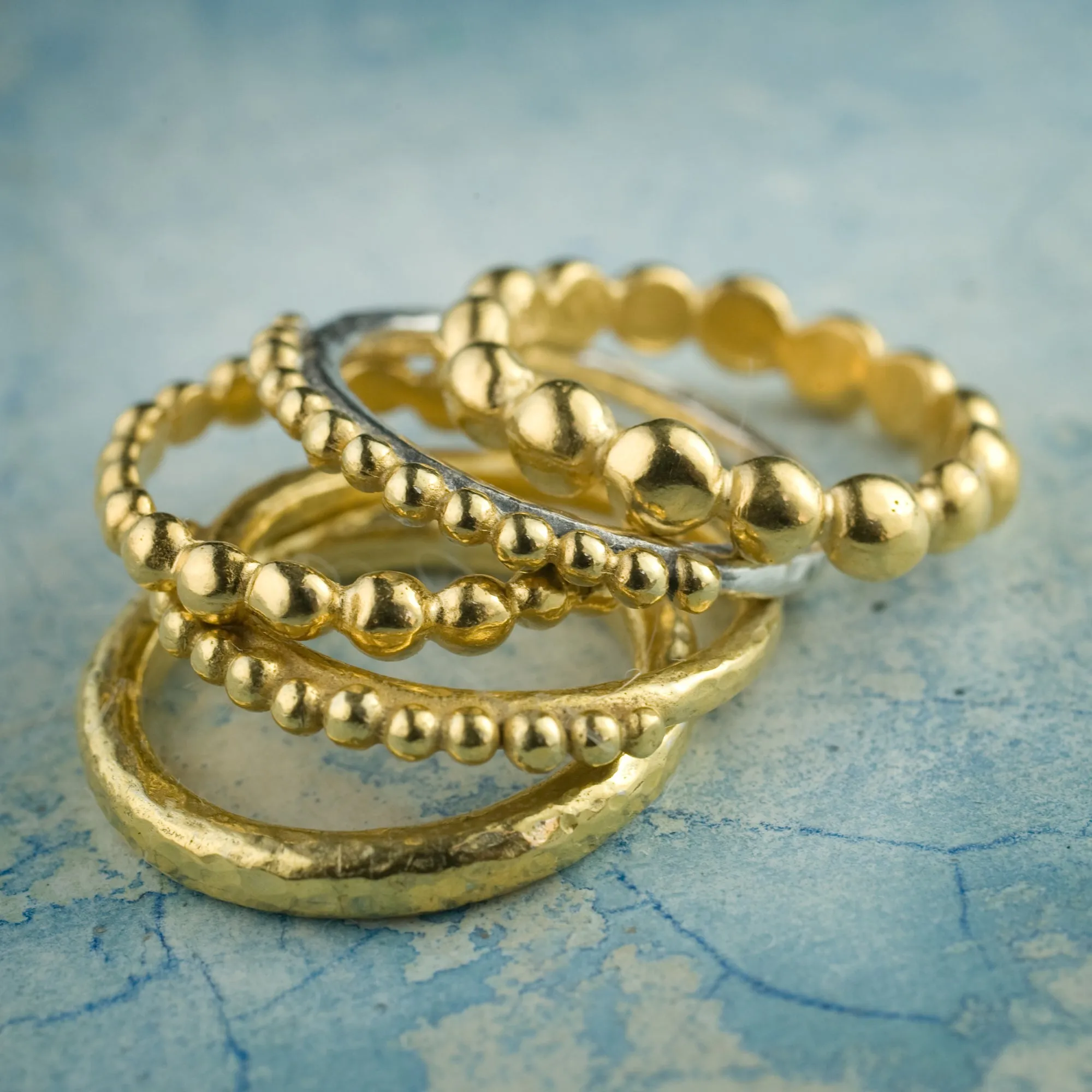 Skinny Pebble Ring