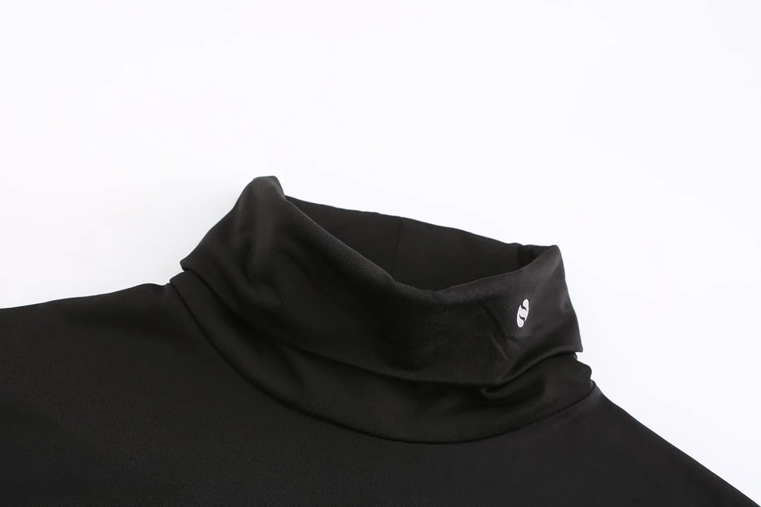 SSLR-Thermal-Shirts for-Women-Turtleneck Long Sleeve Tops Fleece Lined Winter Slim Fitted Mock Neck Base Layer