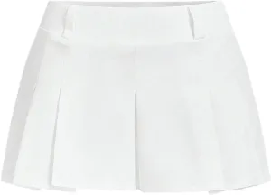 SweatyRocks Women's Low Waist Pleated Mini Skirt A Line Ruffled Skater Skirts