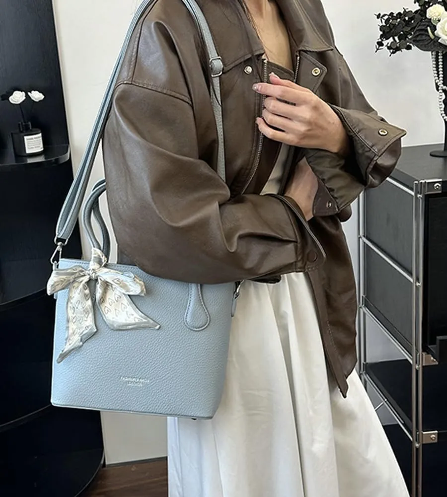 Trendy Shoulder Bag Hobo Purse For Women Vegan Leather Tote Handbag with Bow-tie Womens Crossbody Satchel Purse Travel 2025