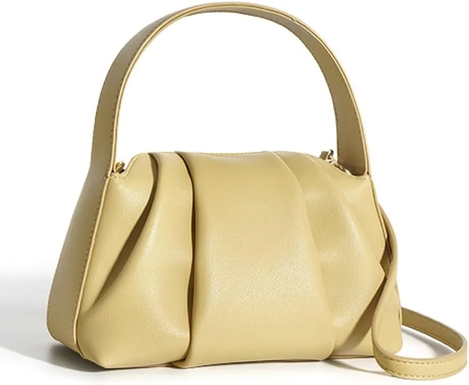 Trendy Shoulder Bag Vegan Leather Small Tote Purse For Women Commuter Handbag Womens Cute Satchel Clutch Purse Crossbody Bags