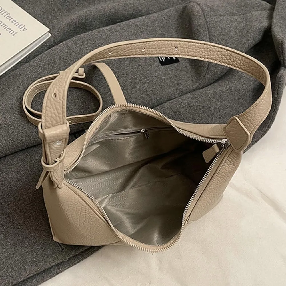 Trendy Shoulder Bag Work Purse For Women Vegan Leather Small Tote Handbag Womens Casual Satchel Underarm Purse Travel 2025