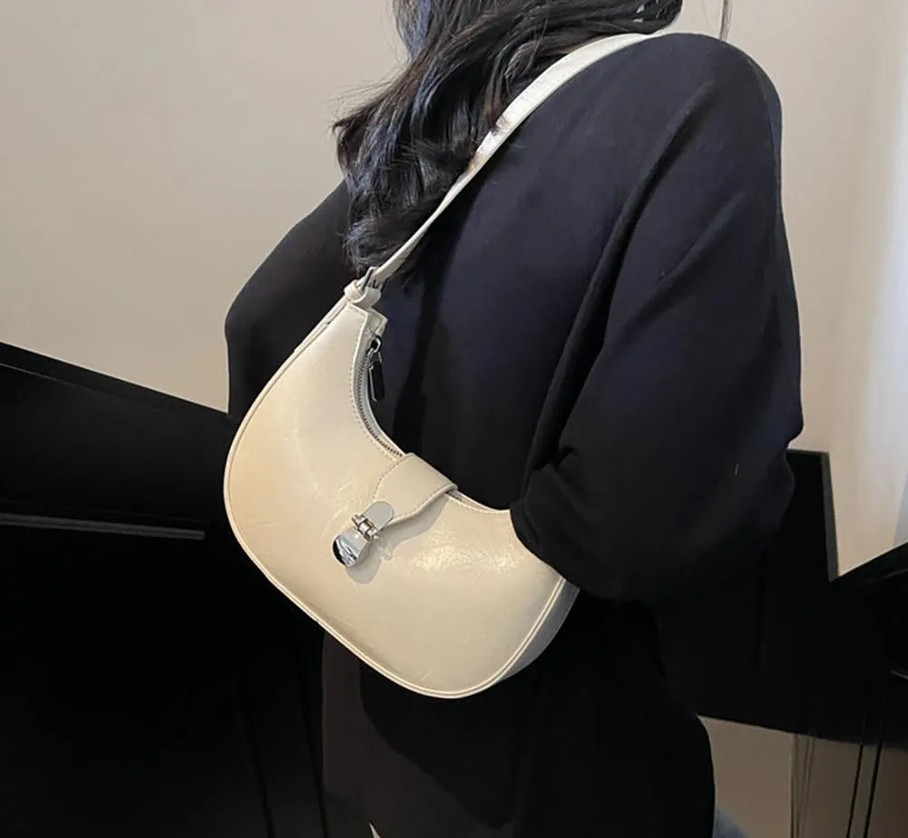 Trendy Shoulder Bag Work Purse For Women Vegan Leather Small Tote Handbag Womens Summer Satchel Crossbody Purse Travel 2025