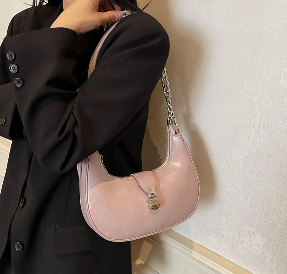 Trendy Shoulder Bag Work Purse For Women Vegan Leather Small Tote Handbag Womens Summer Satchel Crossbody Purse Travel 2025