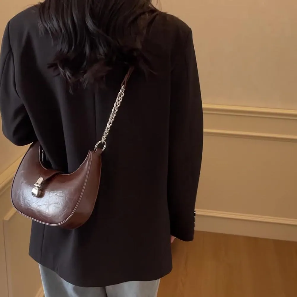 Trendy Shoulder Bag Work Purse For Women Vegan Leather Small Tote Handbag Womens Summer Satchel Crossbody Purse Travel 2025