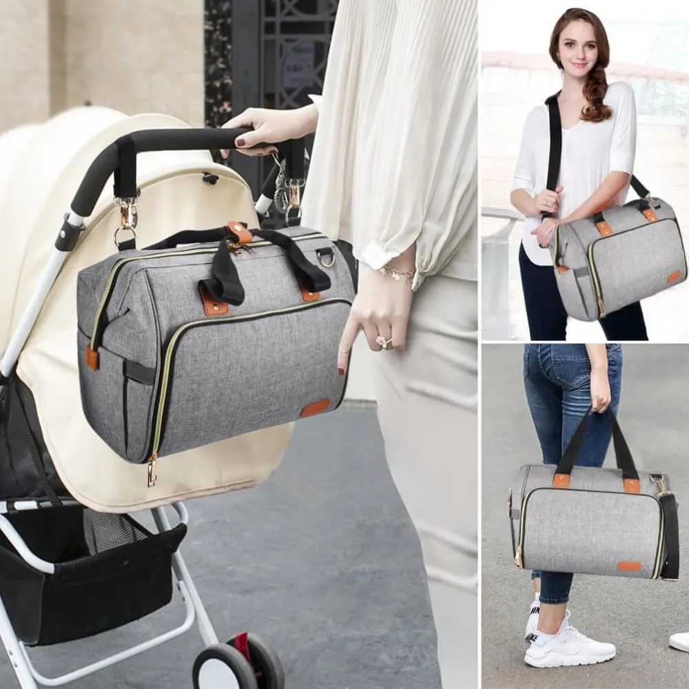 Vbiger Large Nappy Tote Bag Maternity Diaper Shoulder Bag , Insulated Bag for Mom Dad