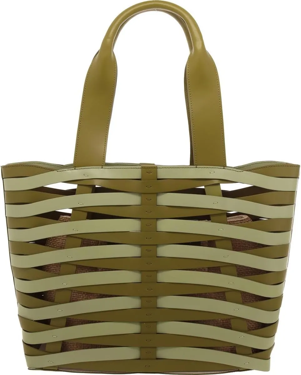 Vince Camuto Womens Cecil Unlined Leather Tote Handbag