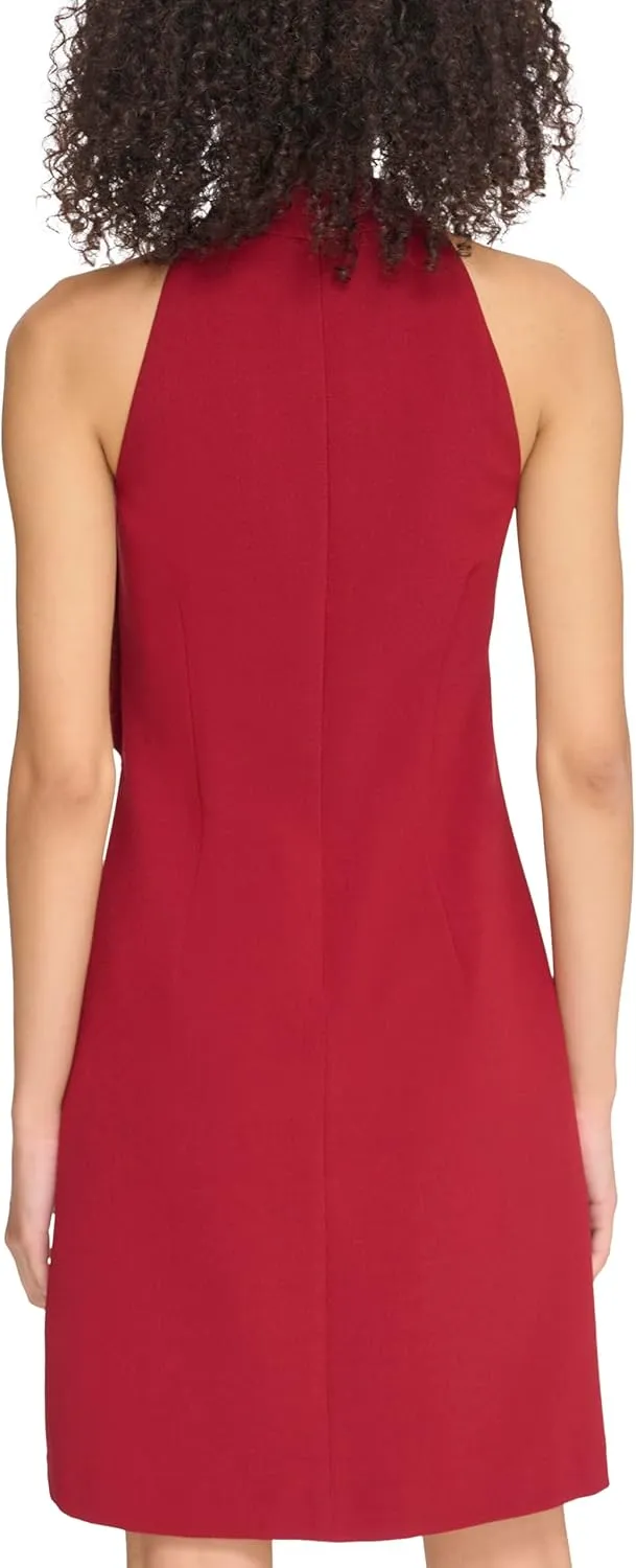 Vince Camuto Women's Halter Bow Neck Dress
