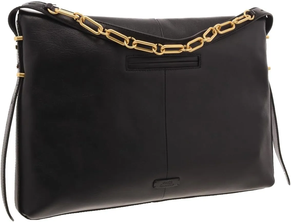 Vince Camuto Womens Letta Leather Hobo Handbag