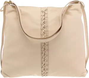 Vince Camuto Womens Licia Textured Leather Hobo Handbag