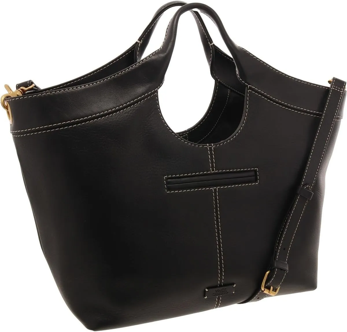 Vince Camuto Womens Nfleet Convertible Leather Tote Handbag