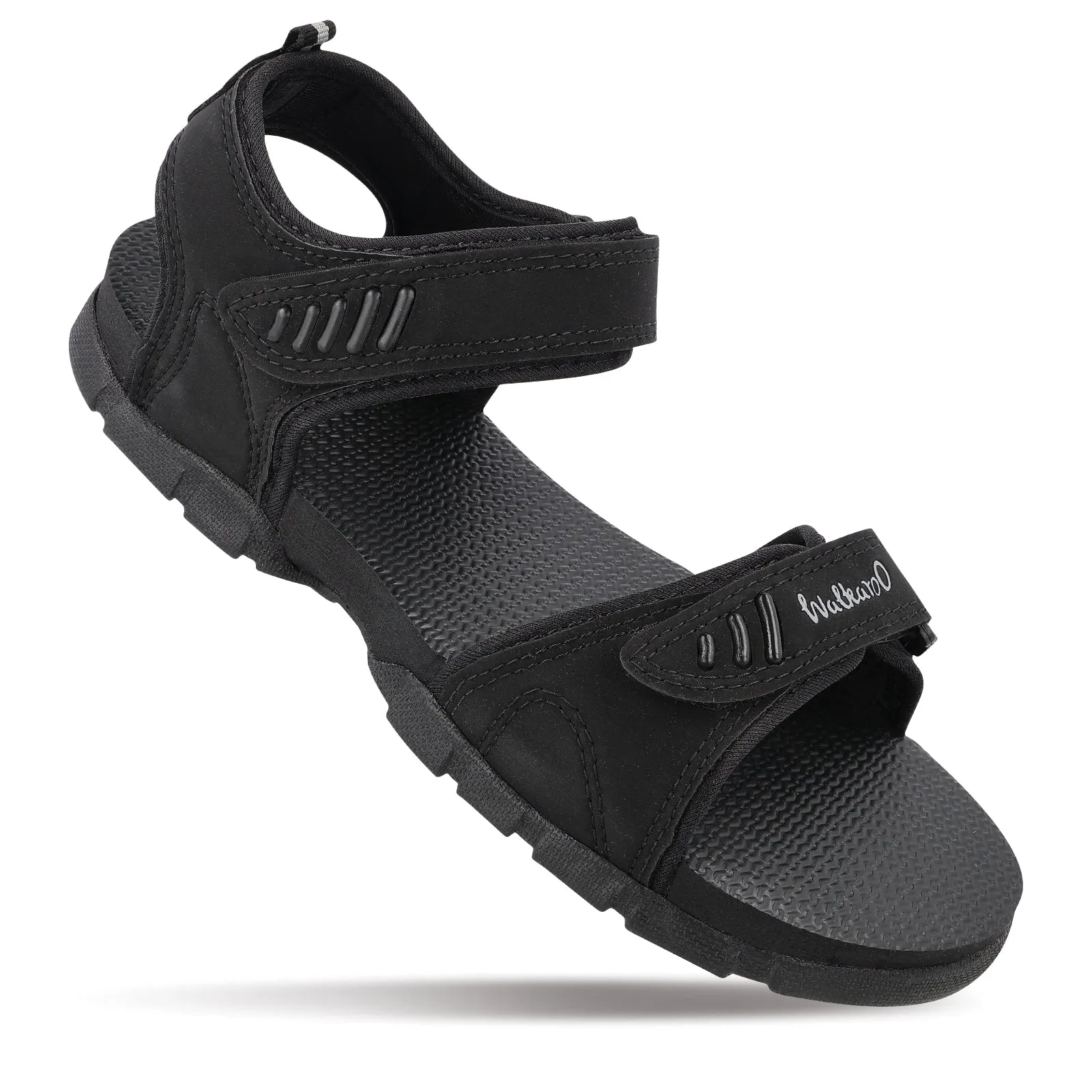 Walkaroo kids Strappy Floater Sandals - 4509 Black