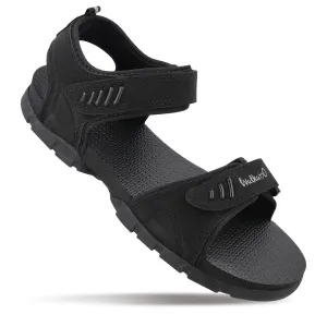 Walkaroo kids Strappy Floater Sandals - 4509 Black
