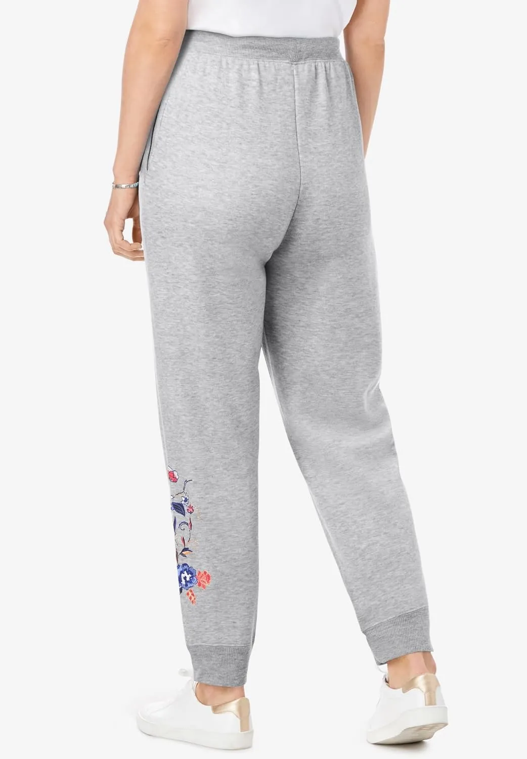 Woman Within Plus Size Better Fleece Jogger Sweatpant