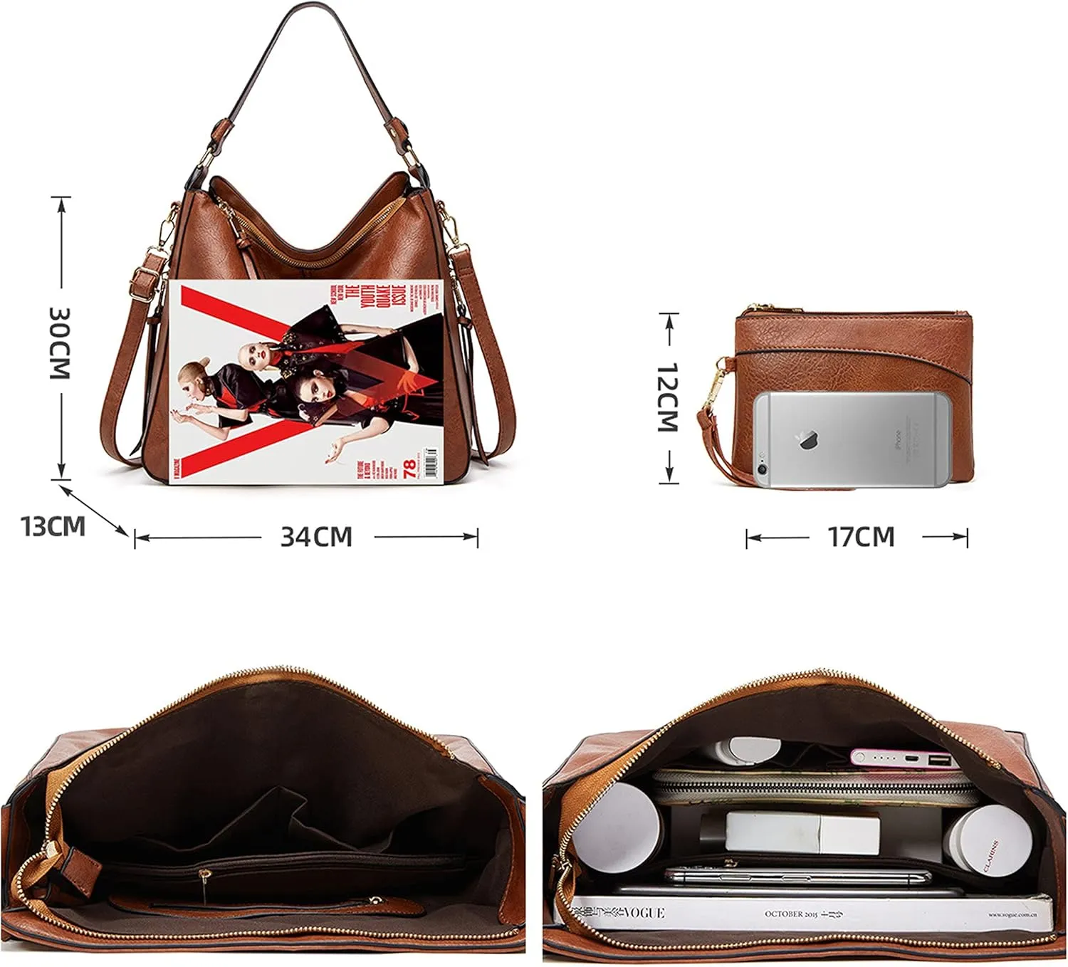 Women Hobo Bags Women Leather Purses Ladies Handbags Crossbody Bags Women Shoulder Messenger Bag
