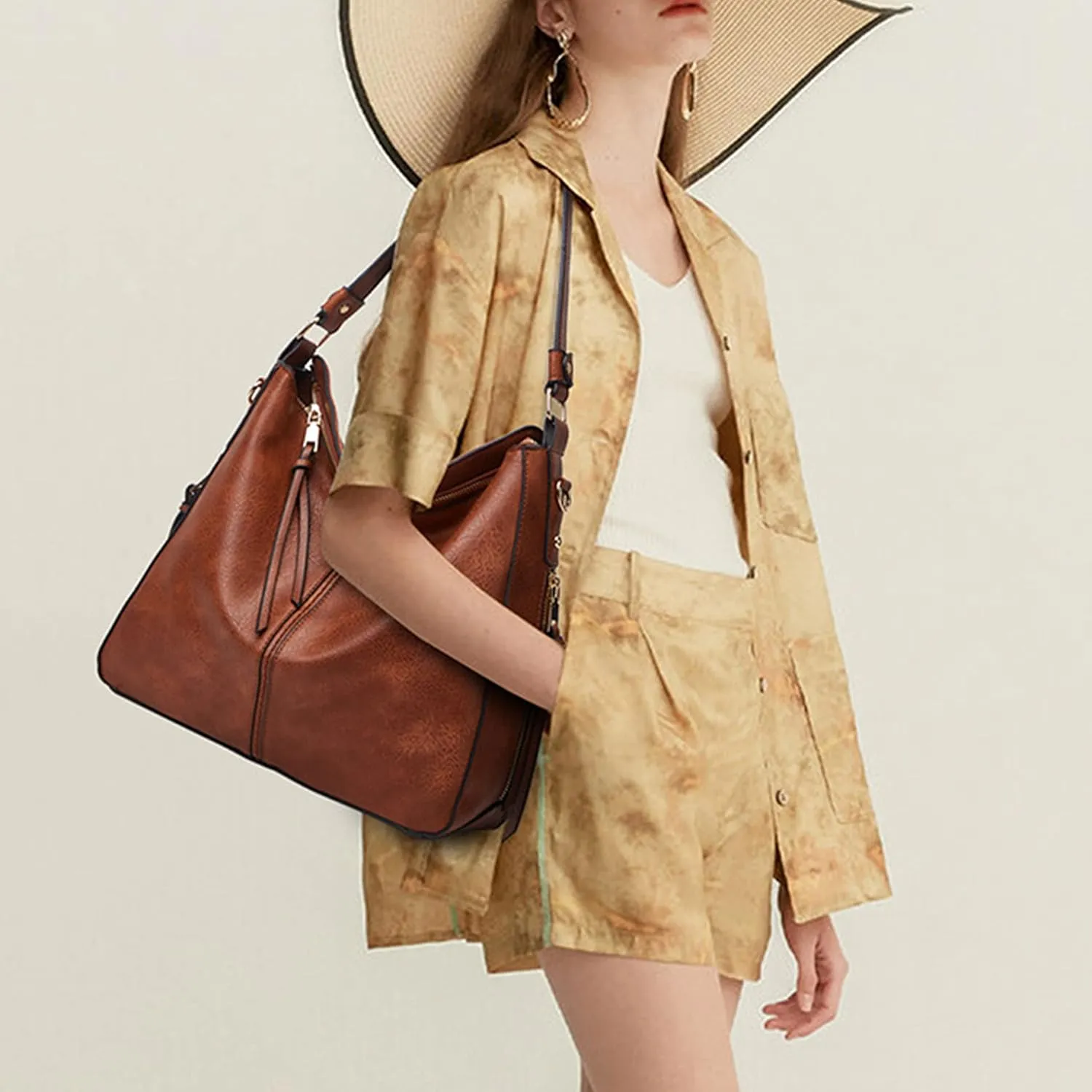 Women Hobo Bags Women Leather Purses Ladies Handbags Crossbody Bags Women Shoulder Messenger Bag