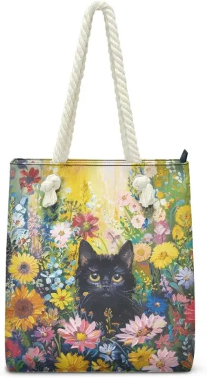 Womens Fashion Tote Bags Soft Crossbody Beach Tote Bags with Zipper for Hawaii Vacation