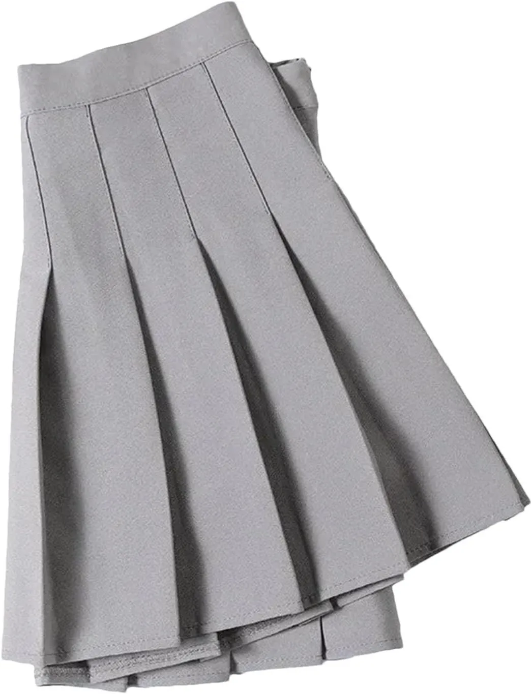 Women's High Waist A Line Mini Skirt Summer Solid Color Pleated Skirt Holiday Beach Skirt