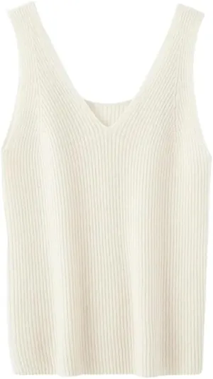Women's Knitted Camisole Vest Women Sleeveless Suspender Tops