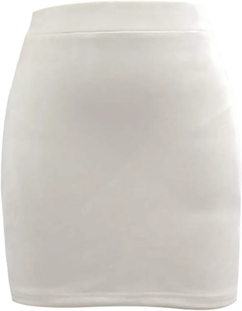 Womens Mini Skirts Sexy Mid-Waisted Pencil Bodycon Short Skirt 2025 Summer Fashion Going Out Outfits