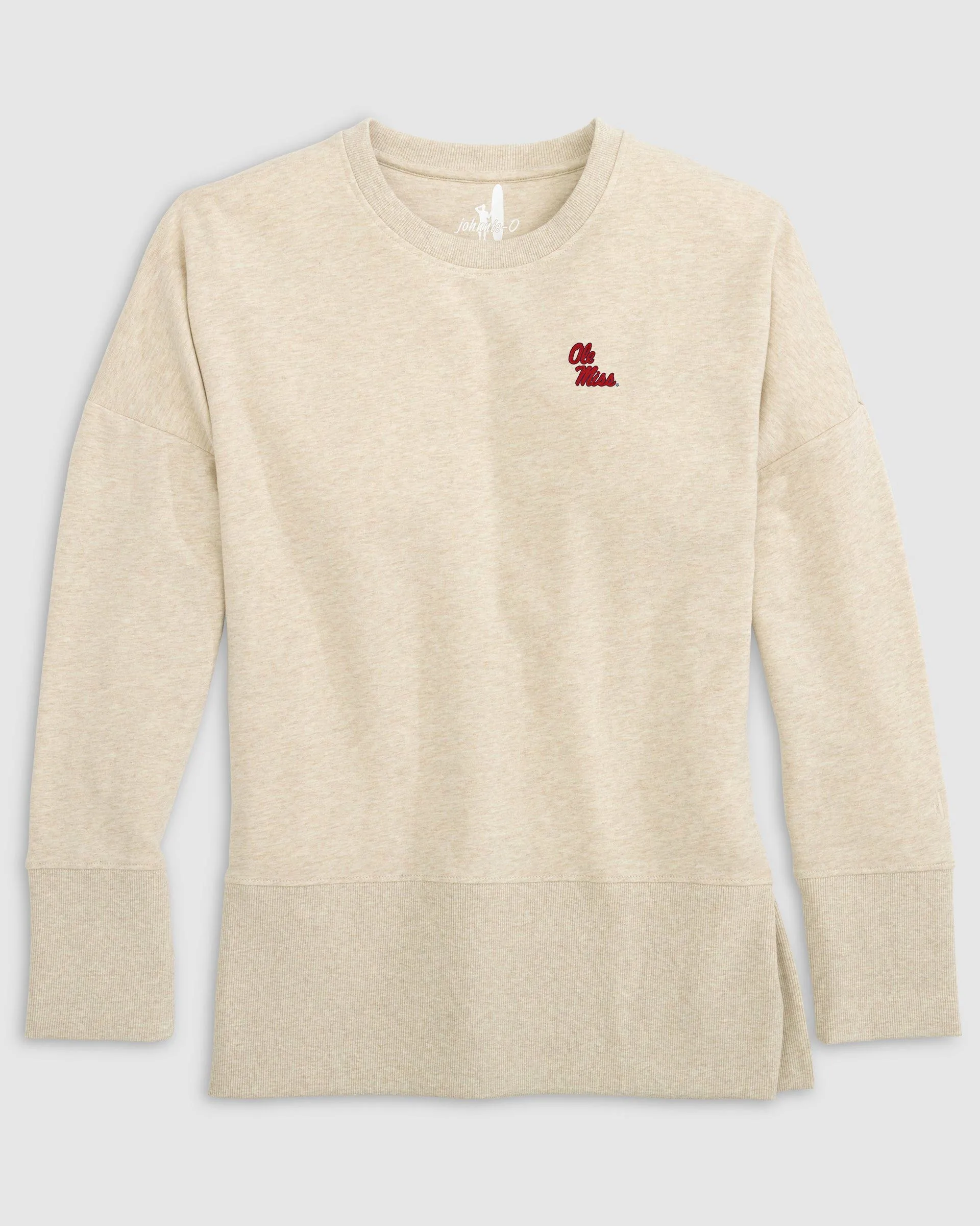 Women's Ole Miss Brittany Crewneck Sweatshirt - Stacked Logo