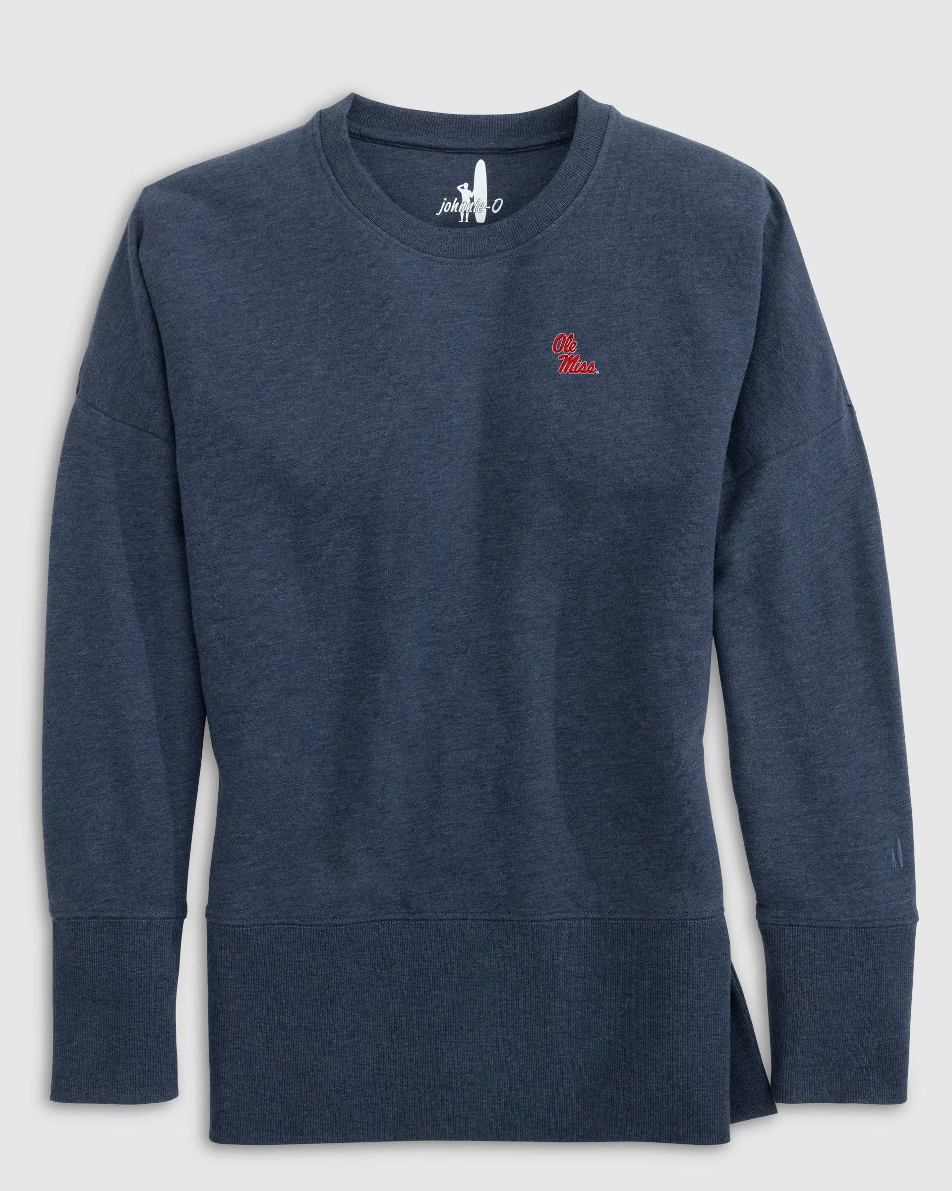Women's Ole Miss Brittany Crewneck Sweatshirt - Stacked Logo