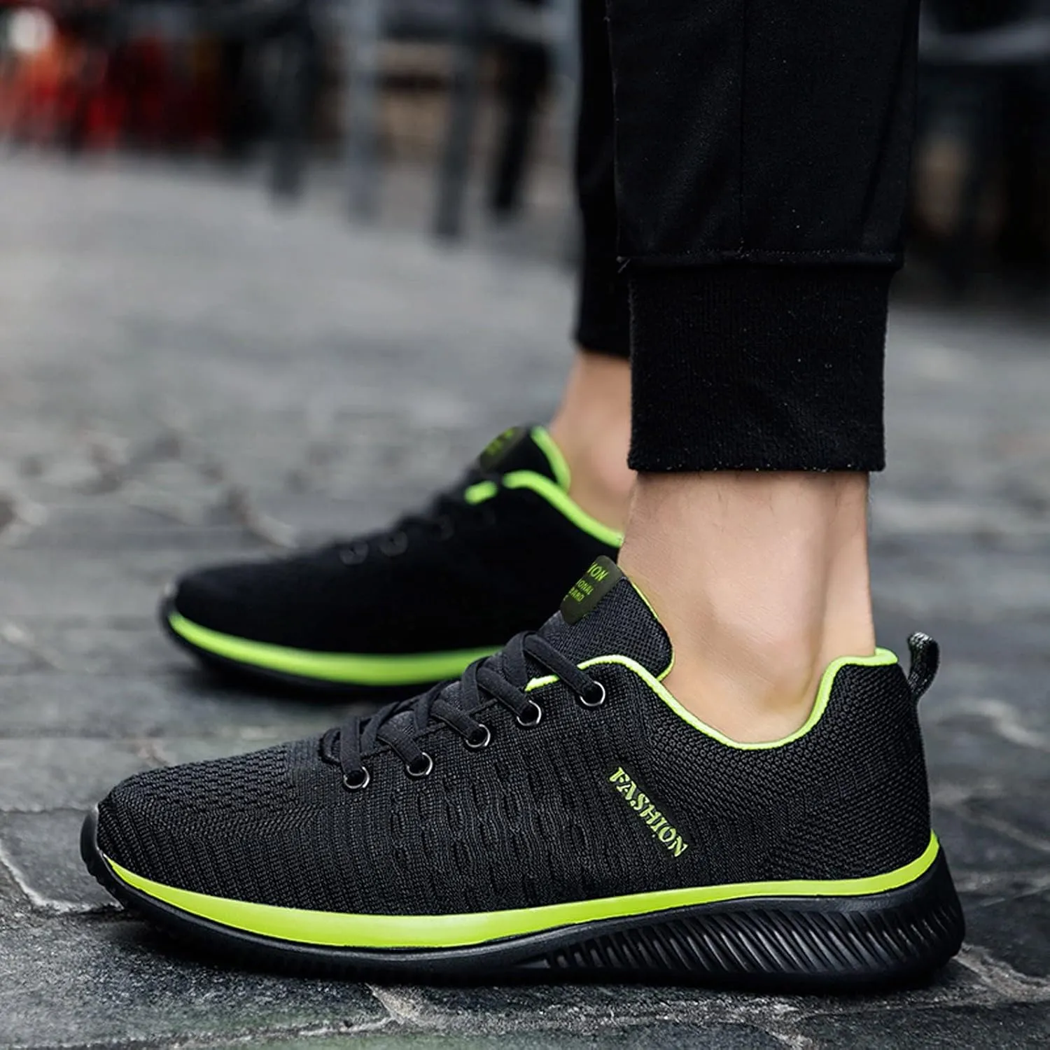 Womens Sneakers Air Cushion Running Shoes Lace Up Running Shoes for Women Lightweight White Casual Shoes White Platform Sneakers Waterproof Tennis Shoe Cross Trainer Shoe