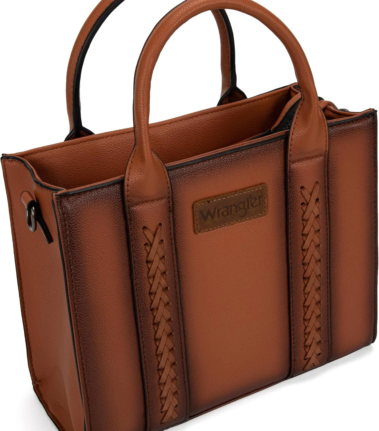 Wrangler Medium Tote Bag for Women Designer Satchel Handbags Top-handle Purses with Strap